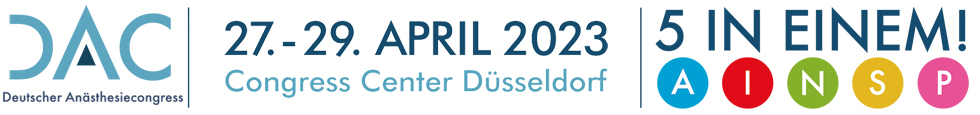DAC 2023 - Deutscher Anästhesiecongress - 27.- 29. April 2023